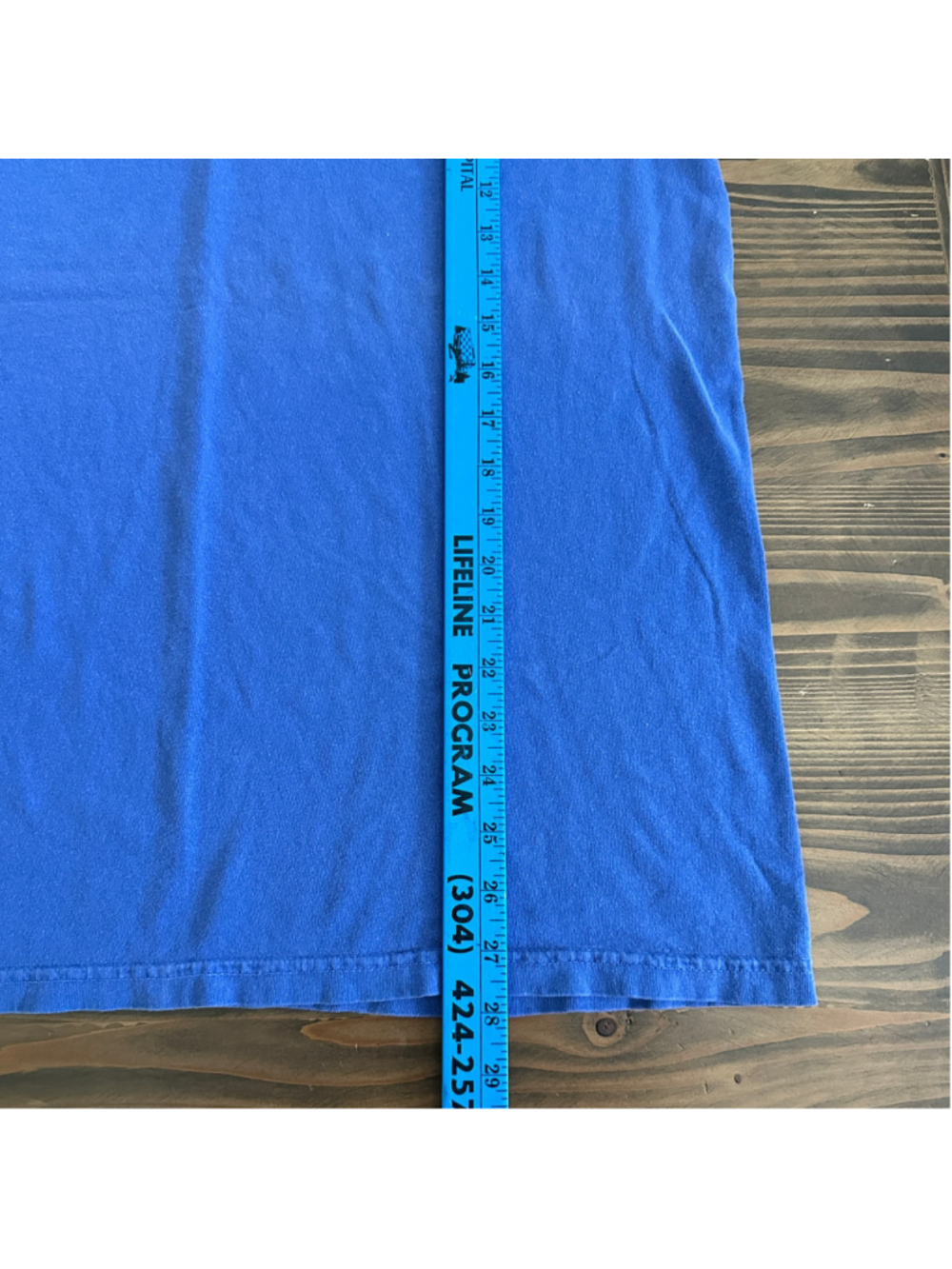 Comfort Colors High Tide Surf Shop Tybee Island GA Tee L Blue Surf Graphic Retro - Picture 7 of 7